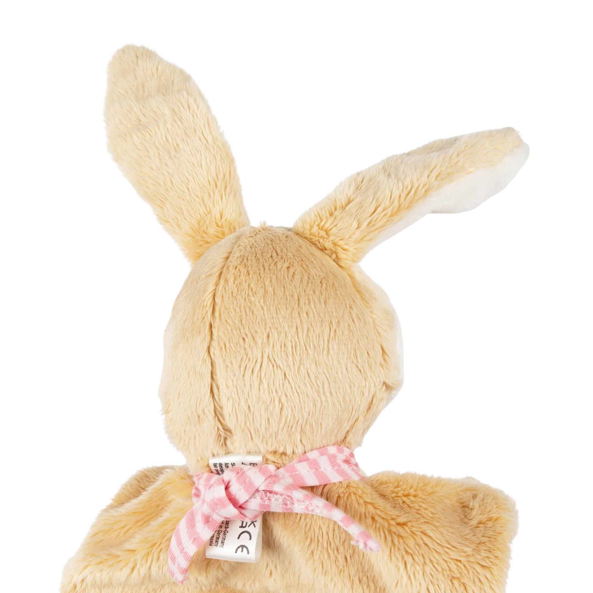 Namensschnuffeltuch Hase rosa