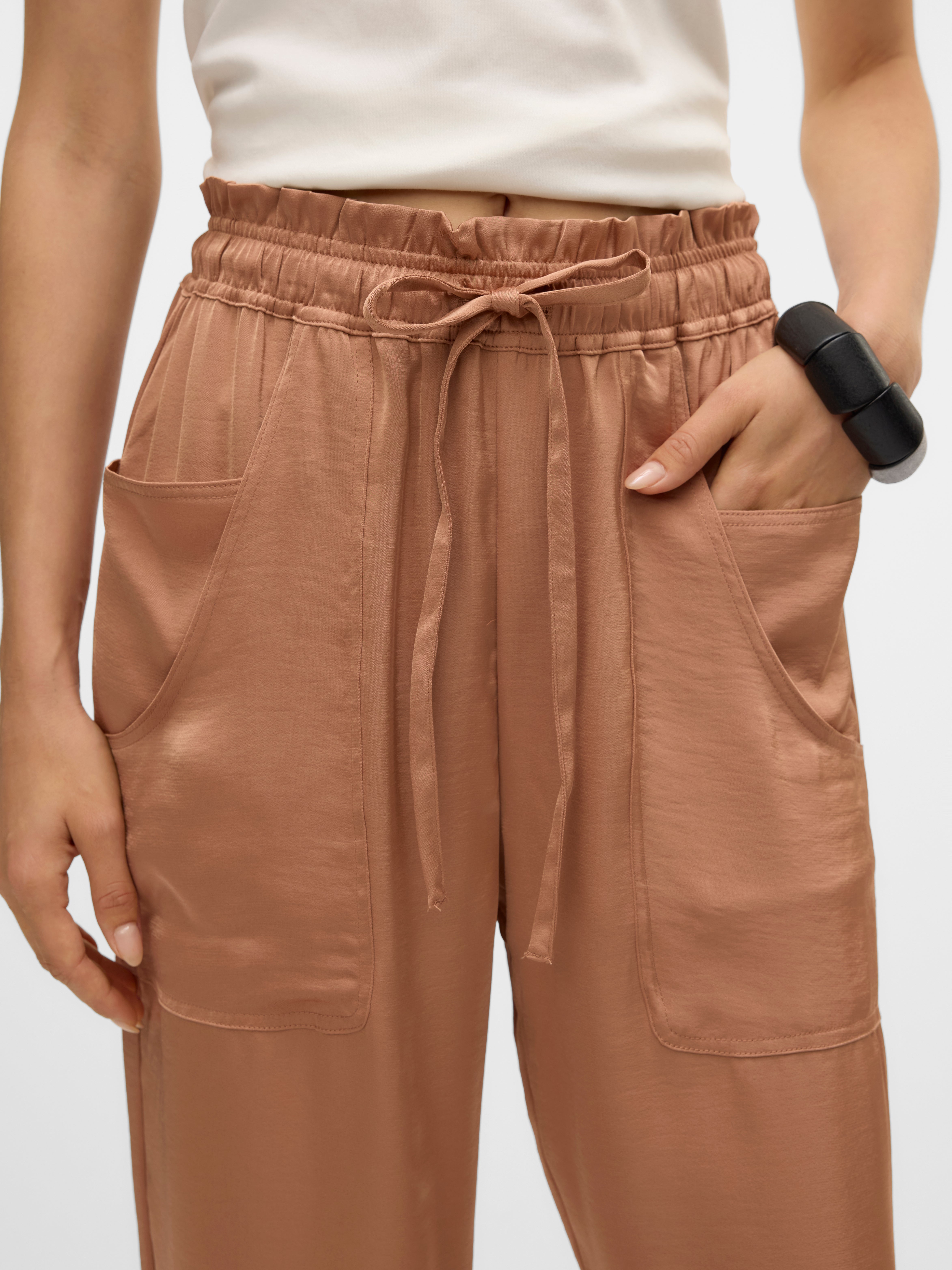 VMMARYS Hohe Taille Hose