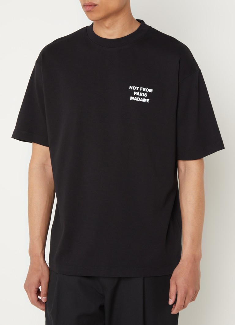 Divertente t-shirt Mr. Le con stampa sul davanti e sul retro