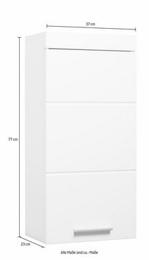 INOSIGN Hängeschrank Avena Breite 37 cm, Badezimmerschrank mit wechselbarem Türanschlag
