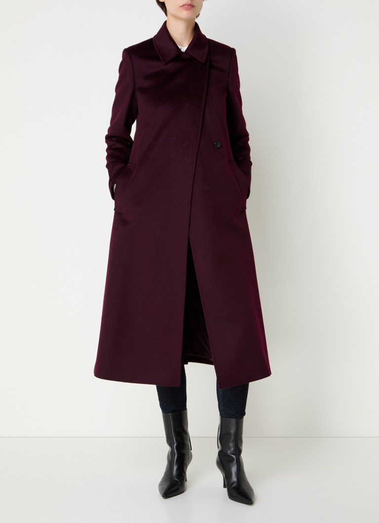 Hobbs Livia wool coat with tie belt