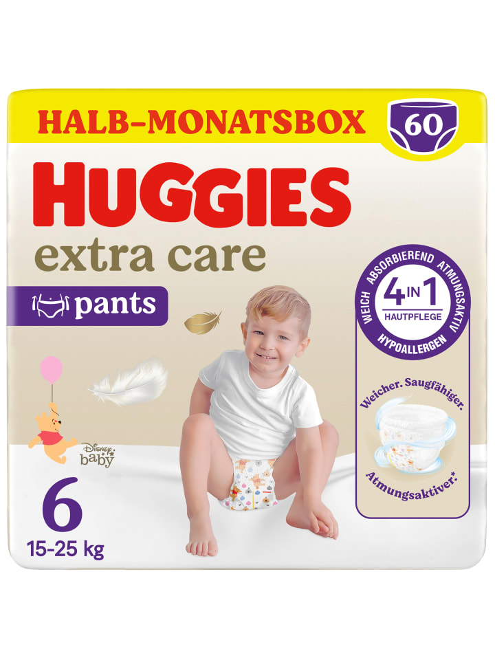 HUGGIES Extra Care Pants Disney-Design Größe 6, 60 Windelhöschen (2x30) günstig kaufen 6