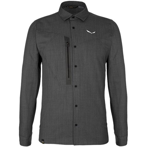 HERREN HEMD FANES WOOL DRY M L/S SRT.