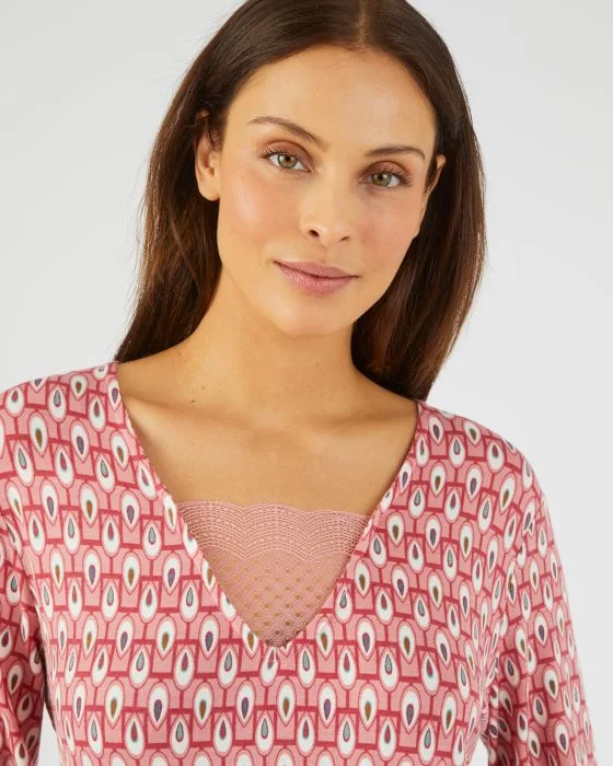 Chemise de nuit maille jersey modal élasthanne