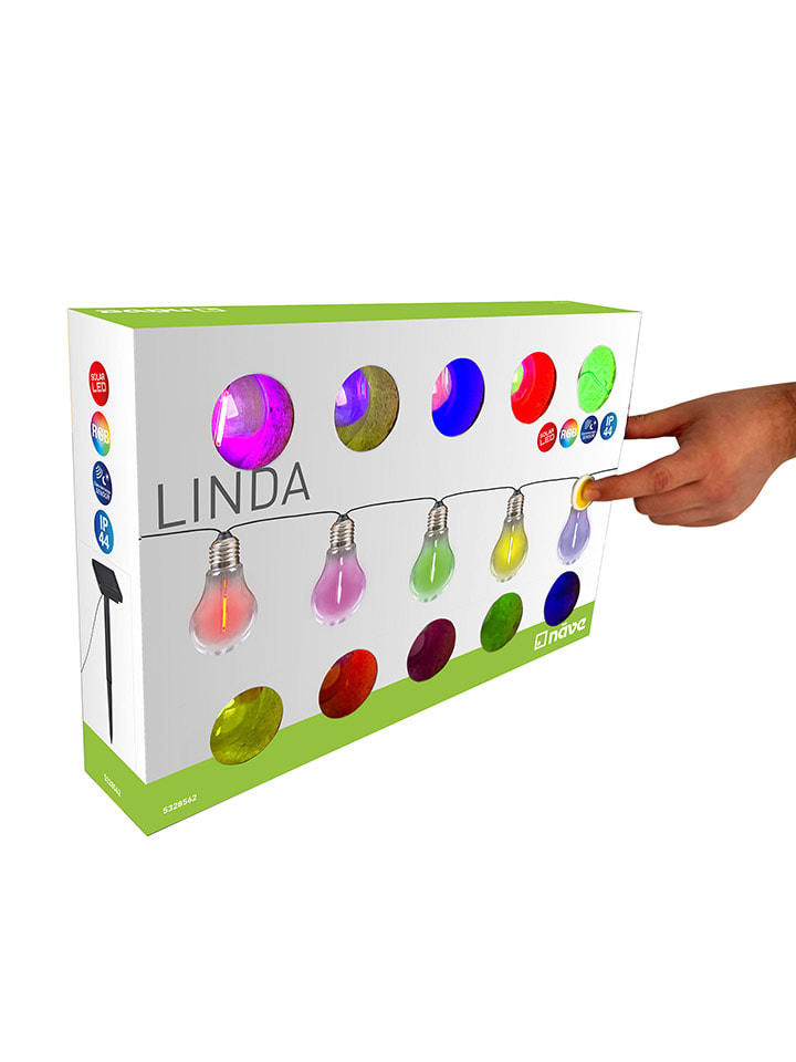 näve LED-Solar-Lichterkette 