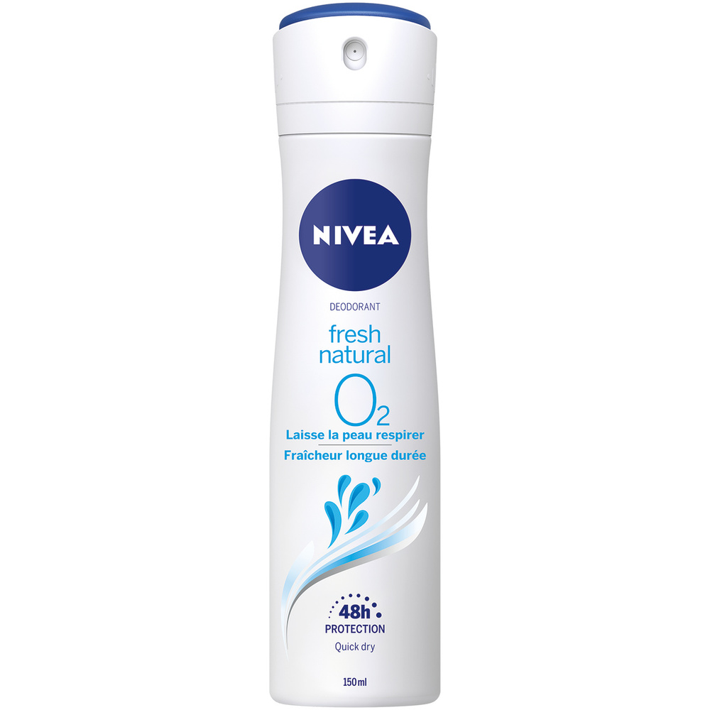 nivea FRESH NATURAL - Spray Protection LongueDurée Déodorant femme