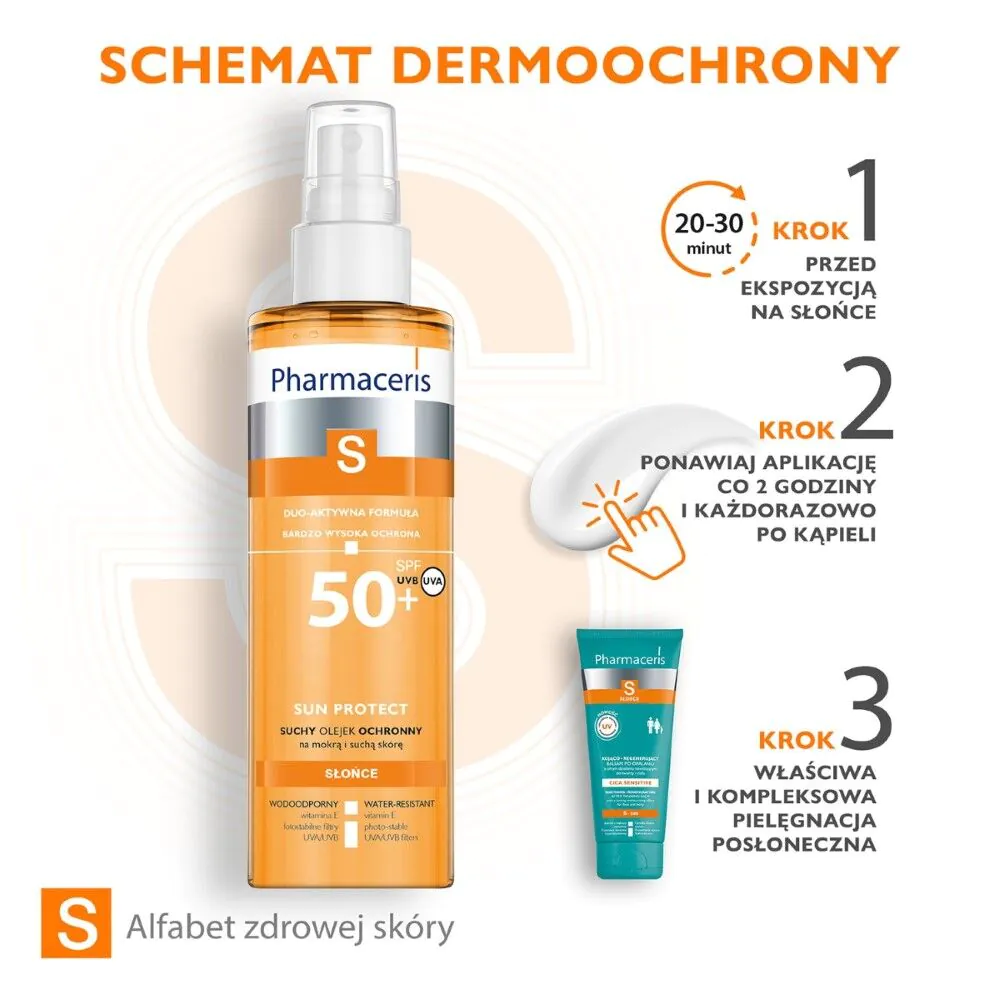 Pharmaceris S Ξηρό Προστατευτικό Λάδι Σώματος SPF50+