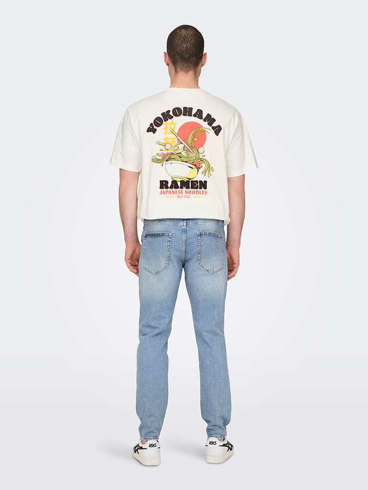 ONLY & SONS Jeans - Tappered fit - in Hellblau günstig kaufen