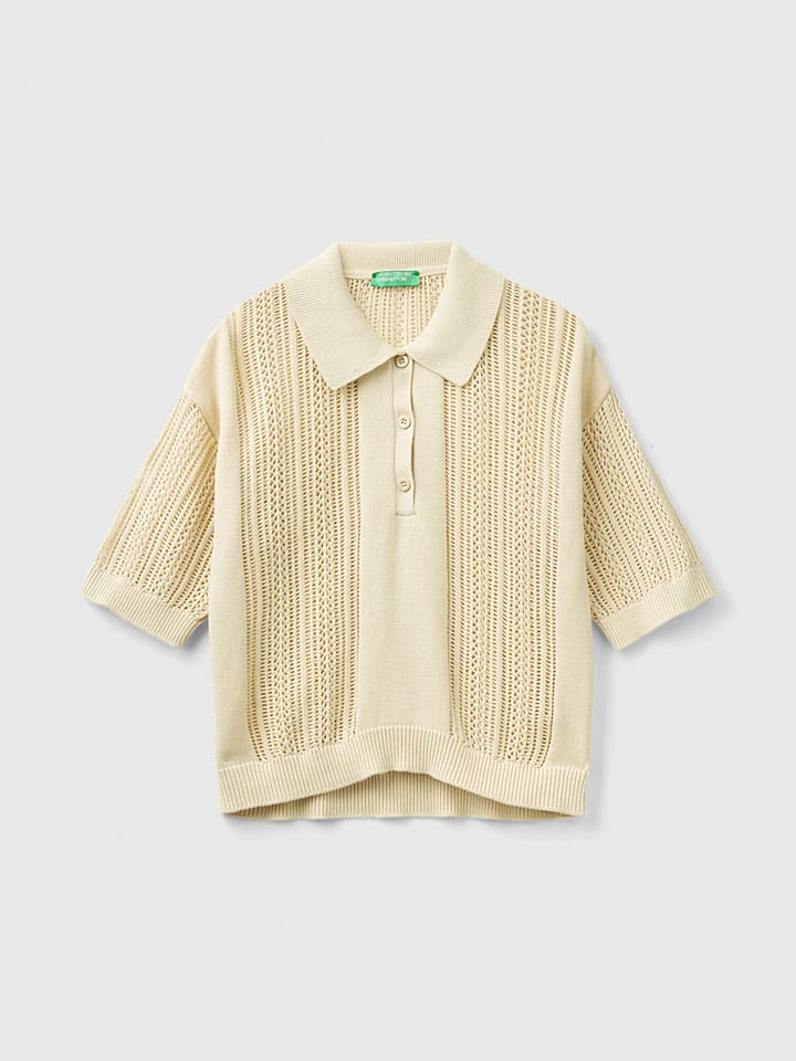 Benetton Pullover in Beige günstig kaufen