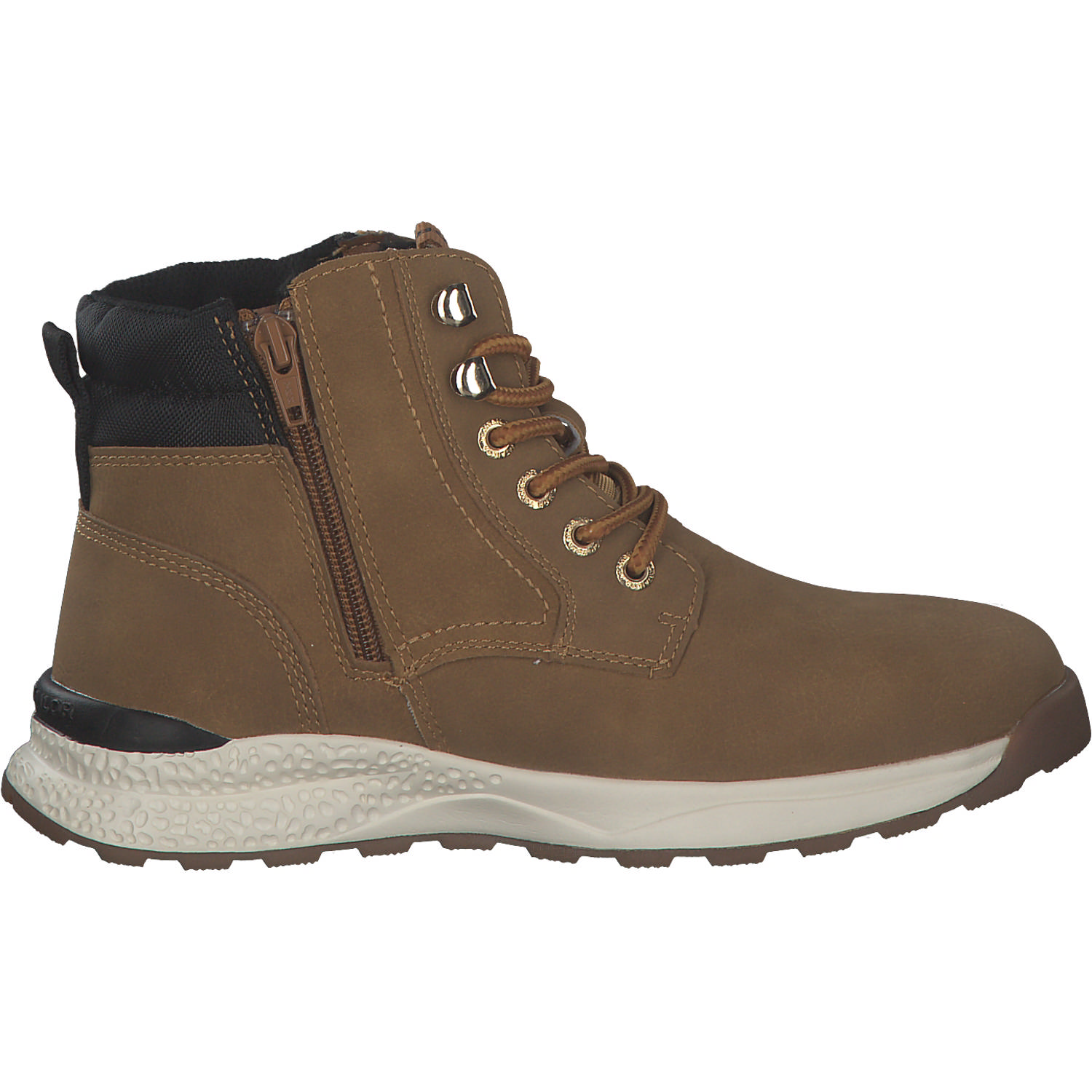 Tom Tailor 2173102, Schnürstiefeletten, Damen, Braun