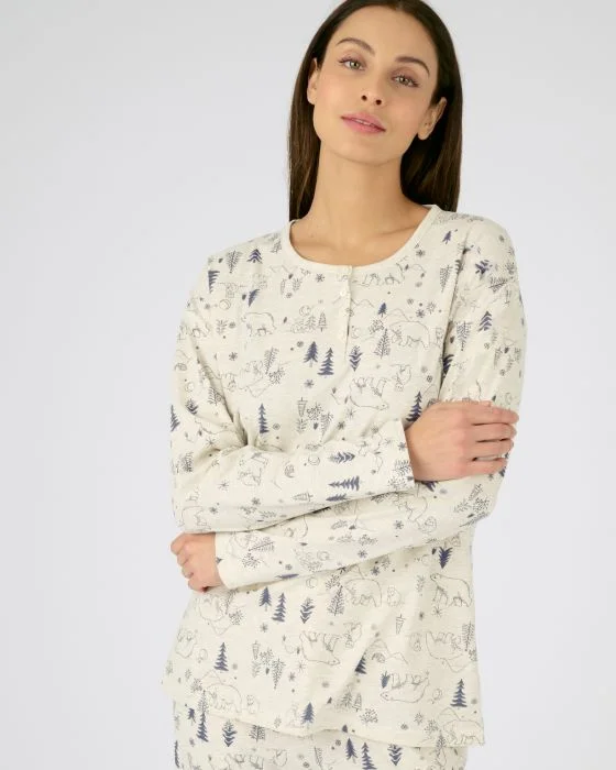 Pyjama à motifs maille jersey