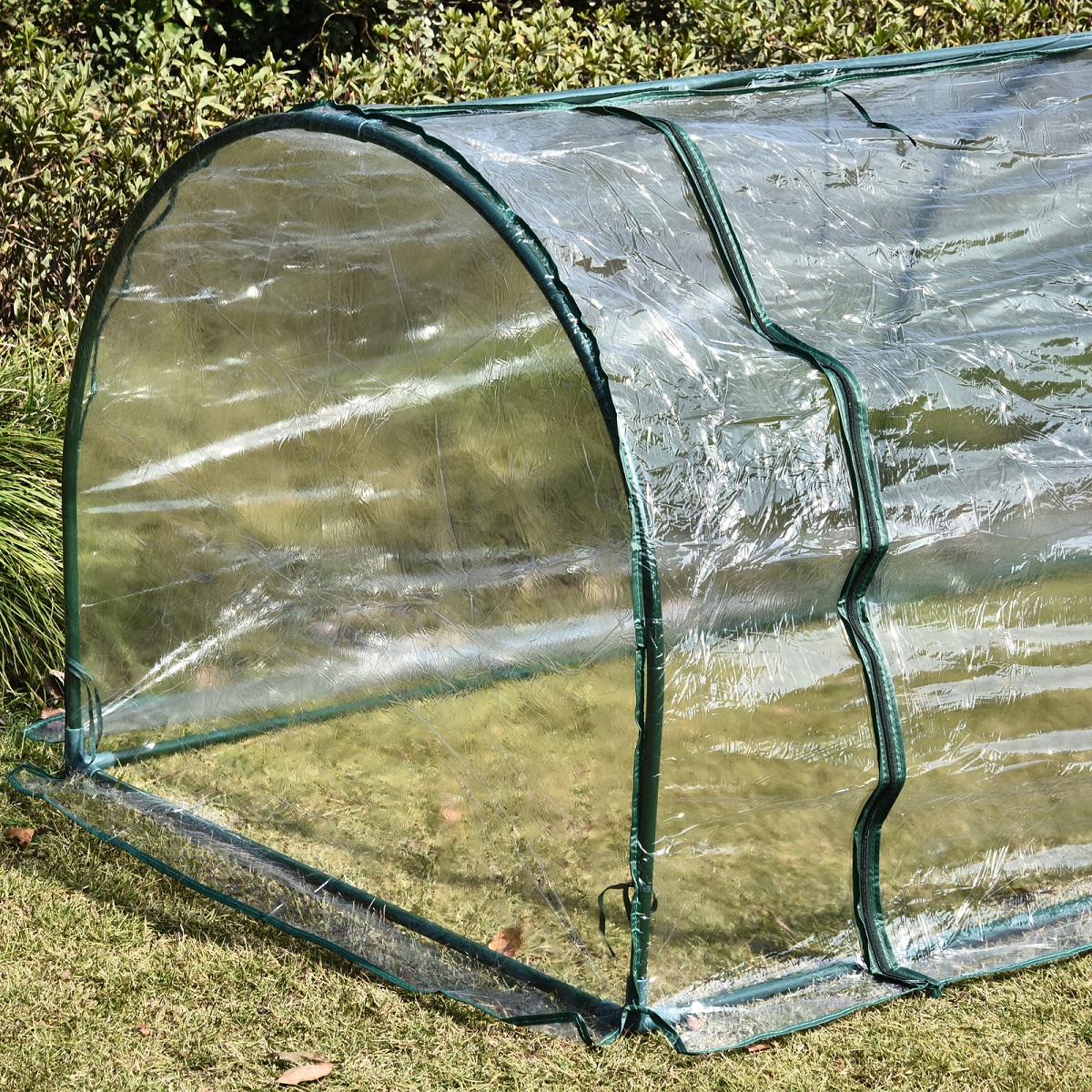 Outsunny Gewächshaus Treibhaus Frühbeet Tür Pflanzenhaus Pflanzenaufzucht PVC