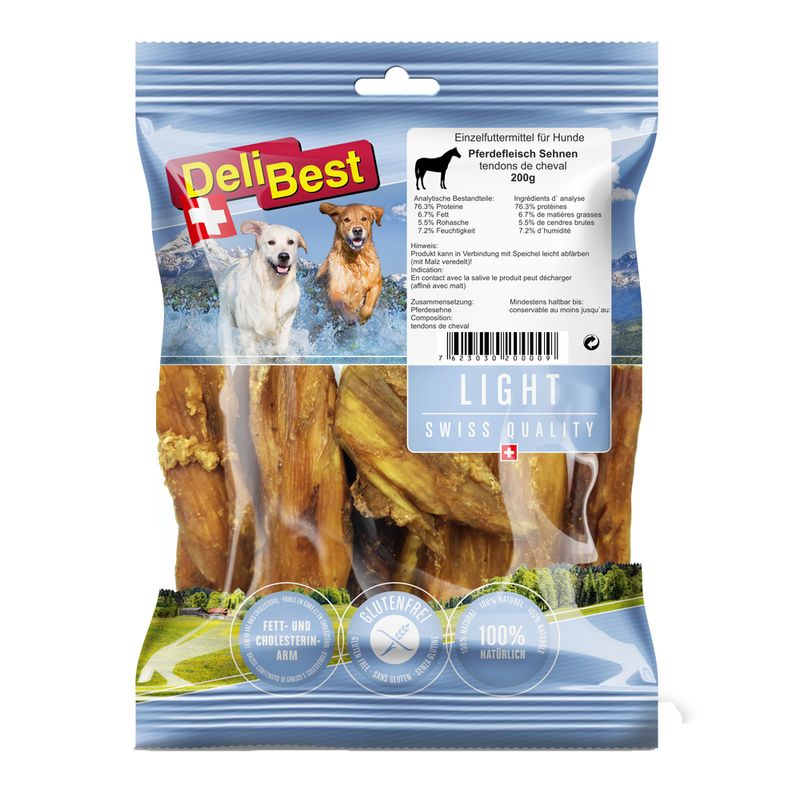 DeliBest Light Pferdesehnen