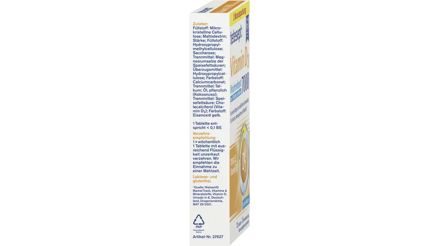 tetesept Vitamin D3 7000 Wochendepot 12 Stück