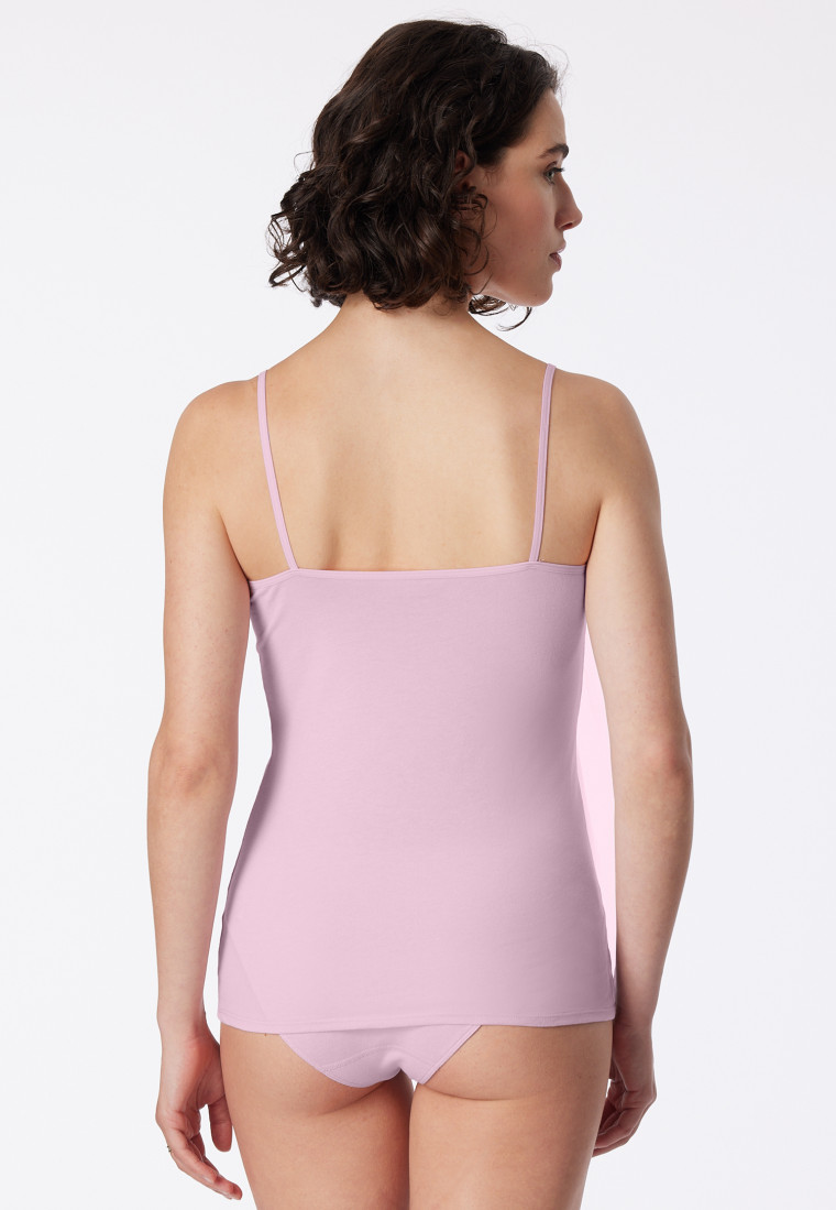 Spaghettitop 2er-Pack rosa/sand - Cotton Lace