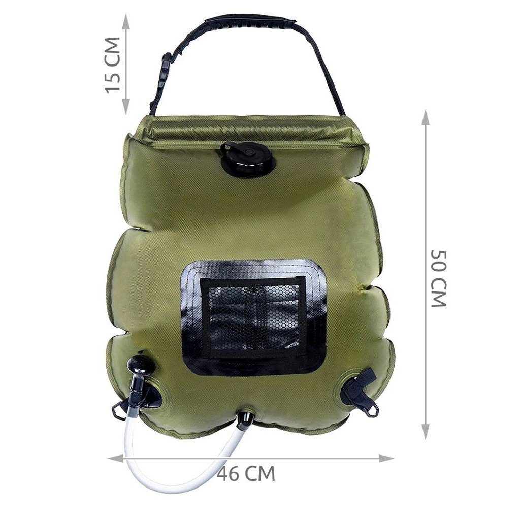 MC Star Solardusche Campingdusche Solardusche 20L Temperaturanzeige