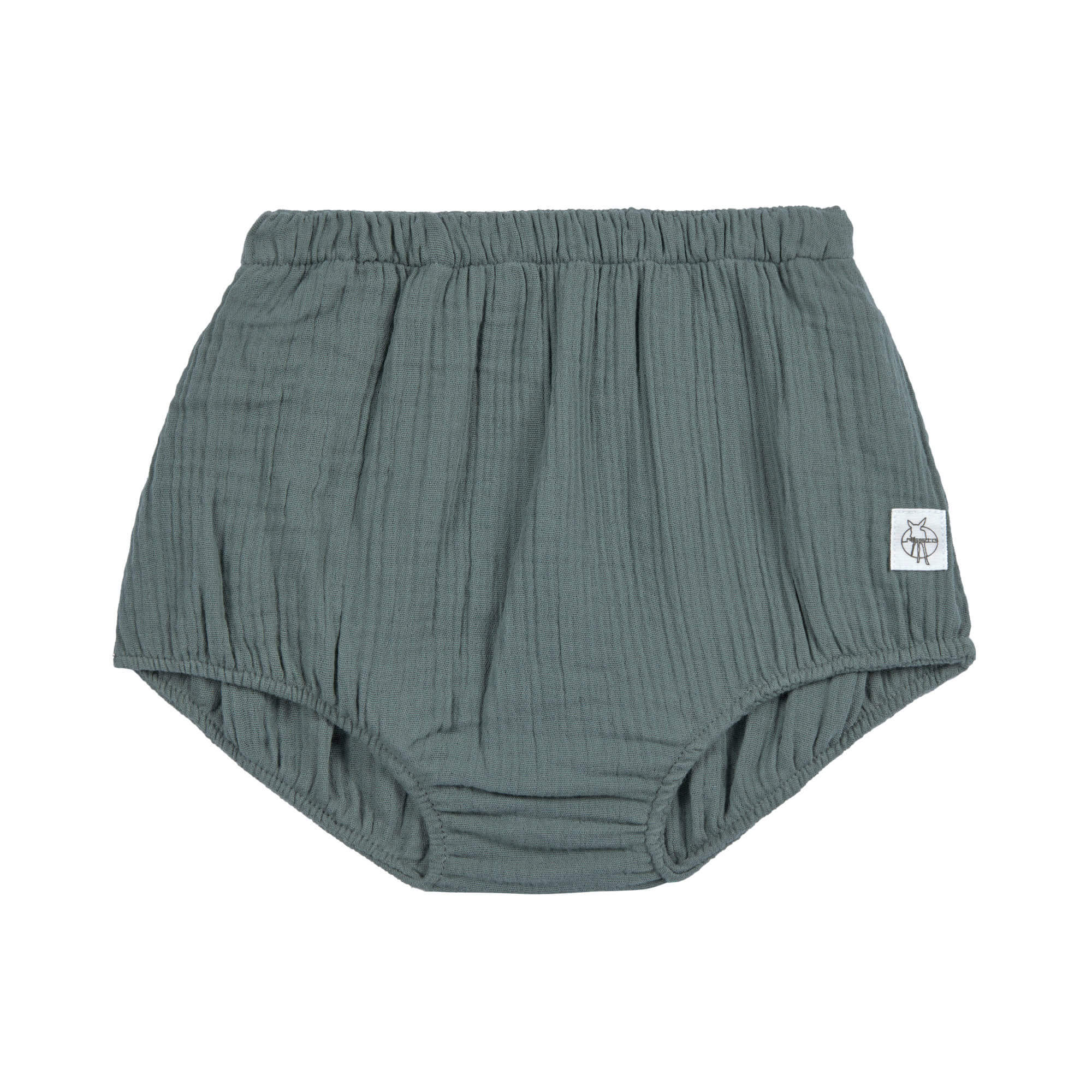 Musselin Baby Hose - Bio Baumwolle, Petrolgrün
