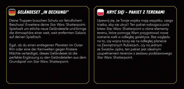 Star Wars: Shatterpoint - Take Cover Terrain Pack (Geländeset „In Deckung!“)