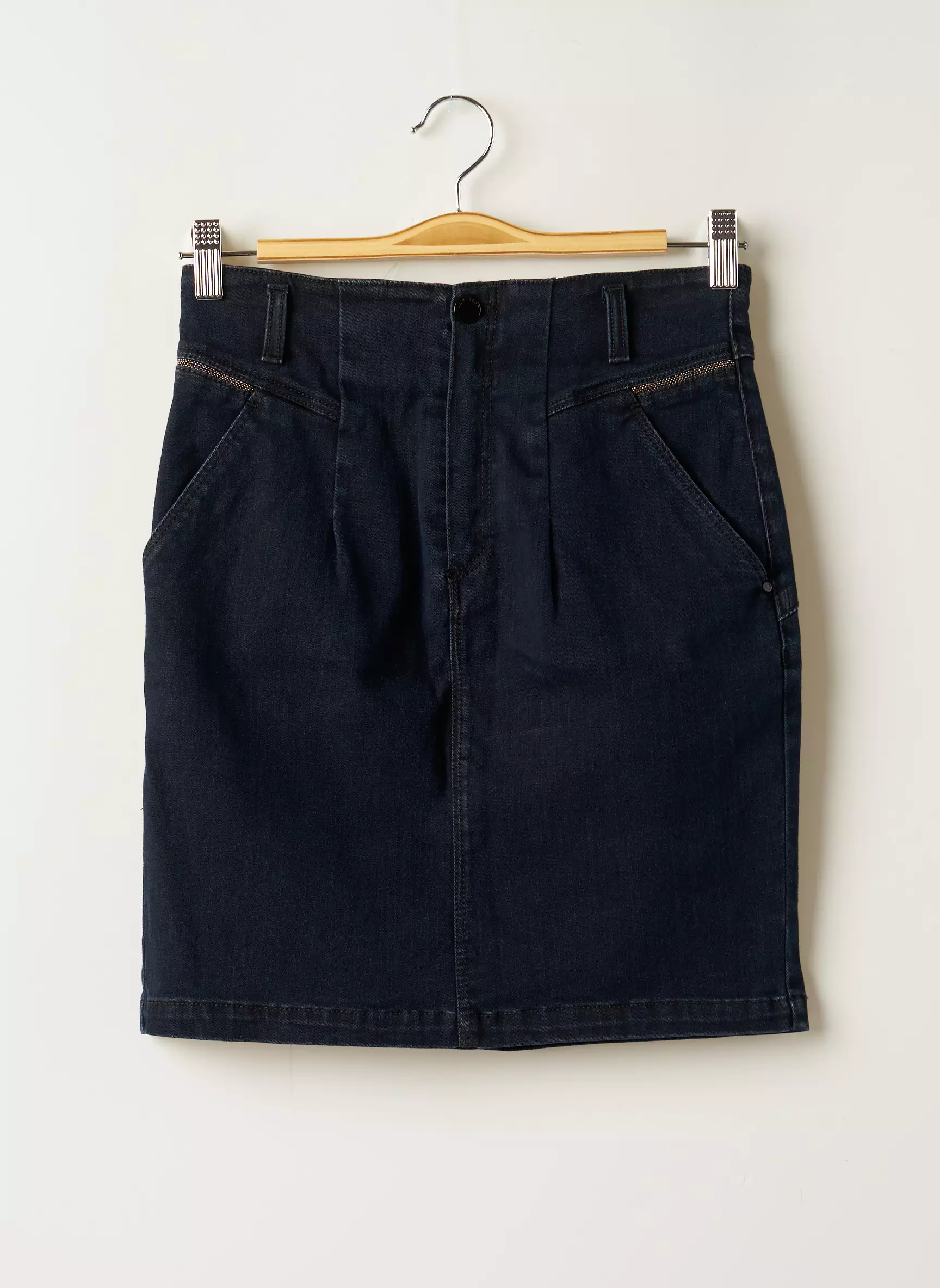One Step Jupes Courtes Femme couleur bleu