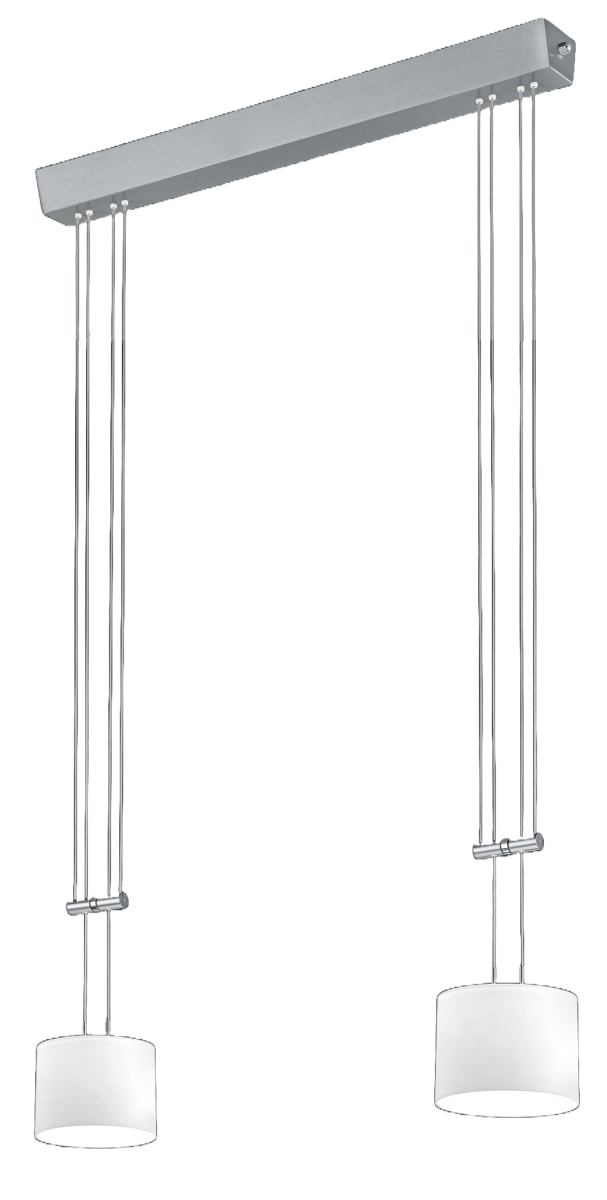 Bankamp LED Pendelleuchte Grazia 2-flg