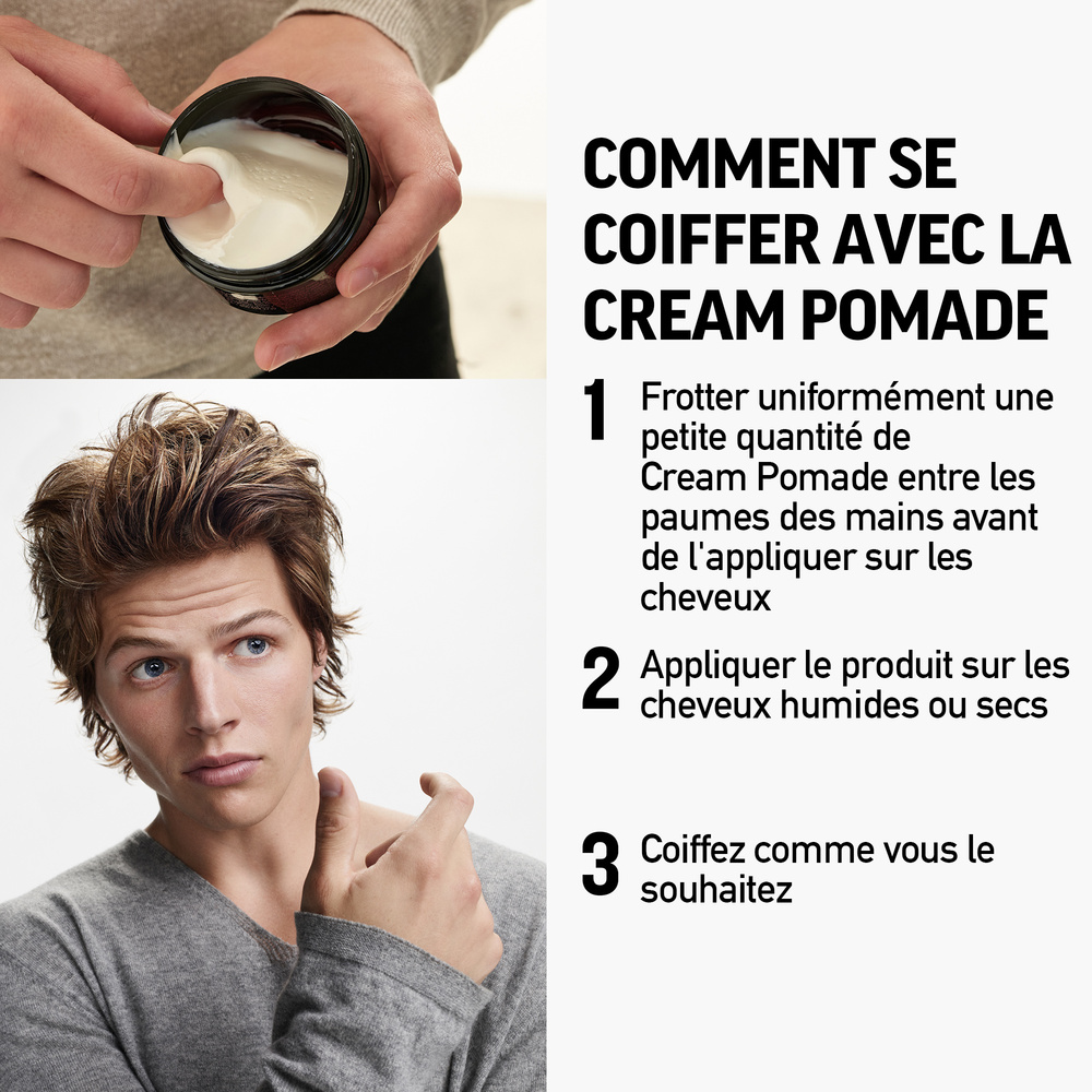 american crew Cire Cheveux, Finition Souple, Brillance Élevée Crème de coiffage