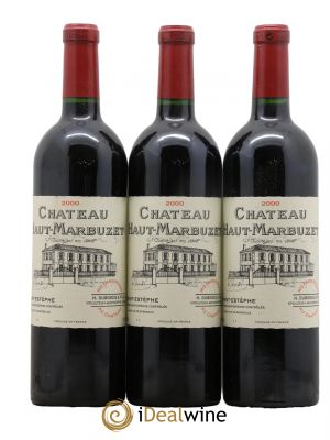 Château Haut Marbuzet  2000 - Lot de 3 Bouteilles