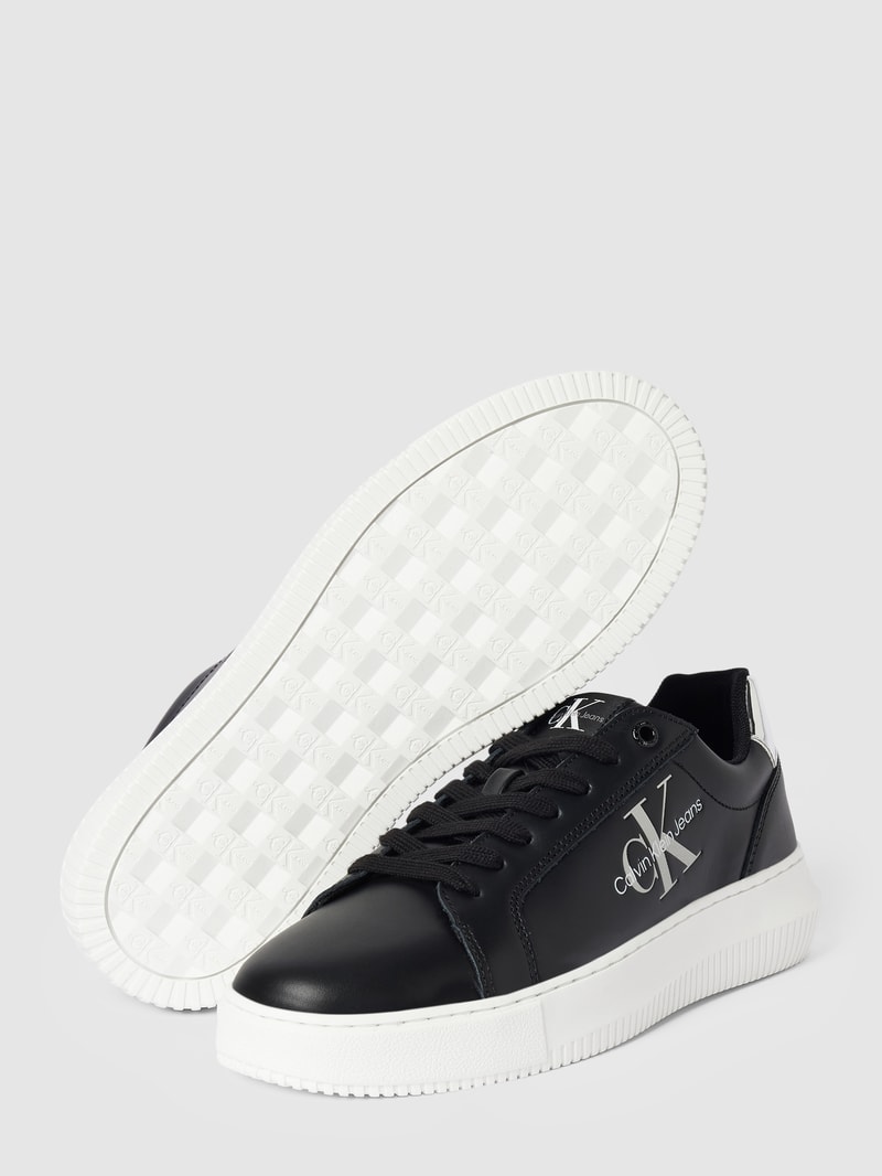 Sneaker aus Leder Modell 'CHUNKY' in black