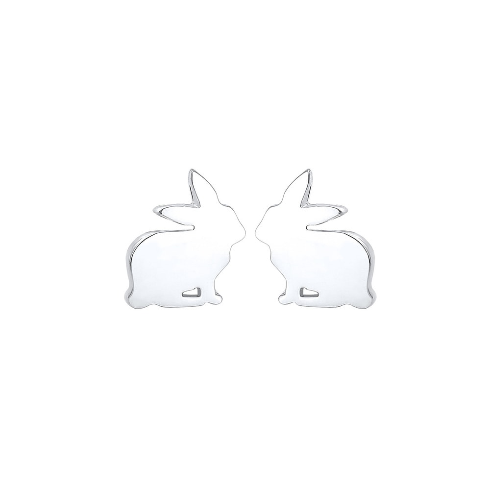 Elli Elli Boucles d'Oreilles Lapin Animal Doux Boucles d'oreilles Enfants  (925/1000)  Boucles d'oreilles