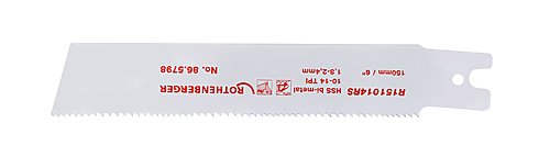 Rothenberger Zubehör 865798 5x Universal-Sägeblatt U HSS Bimetall 150x25x1,0 Zähne pro Zoll 10-14
