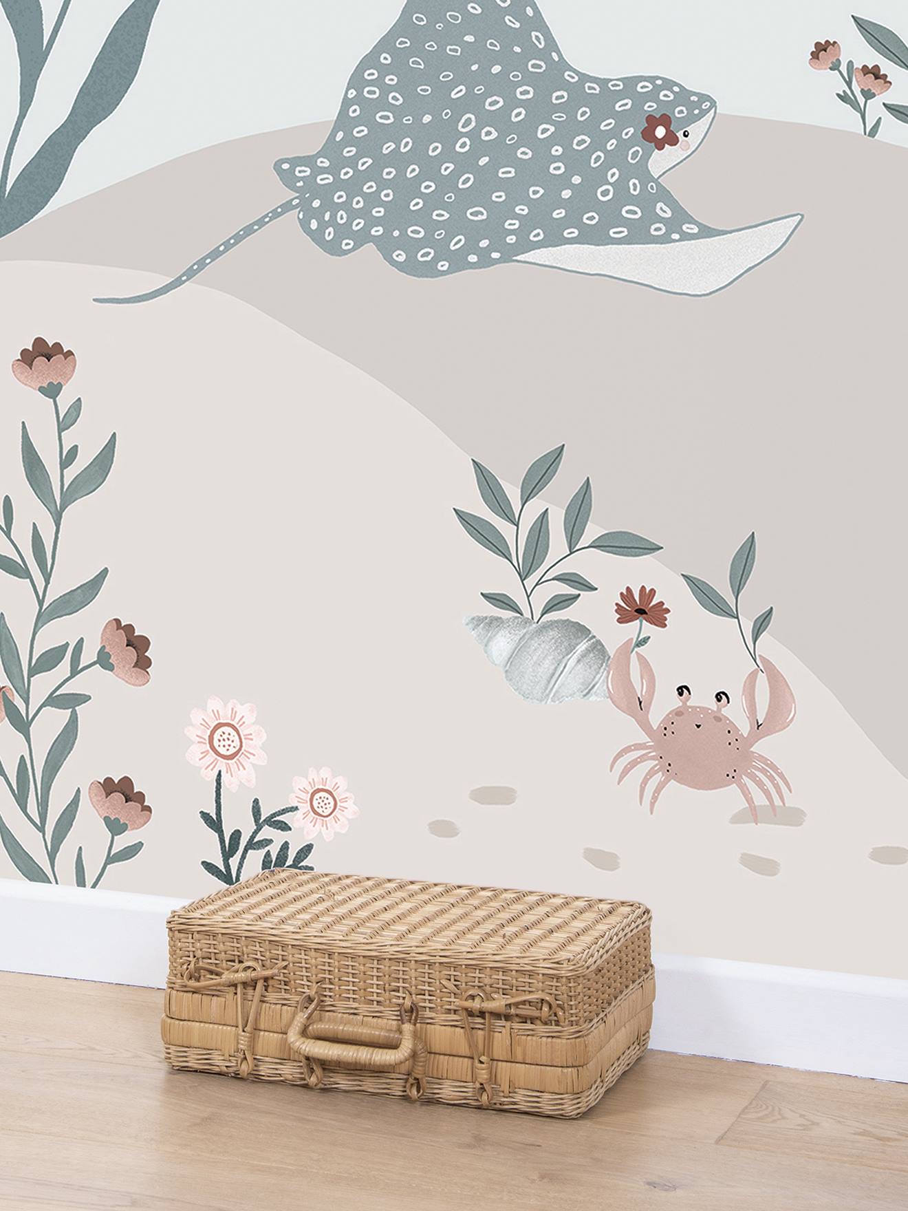 Lilipinso Kinderzimmer Vliestapete DREAMY SEABED LILIPINSO - blau
