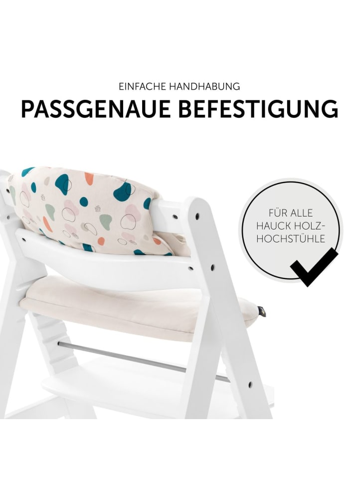 Hauck Sitzkissen / Hochstuhlauflage für Alpha Hochstuhl - in beige,bunt günstig kaufen onesize