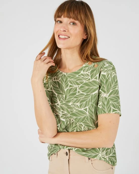 Tee-shirt en maille texturée
