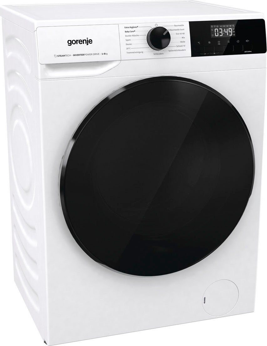 GORENJE Waschmaschine WNHAI 84 APS/DE, 8 kg, 1400 U/min, AquaStop
