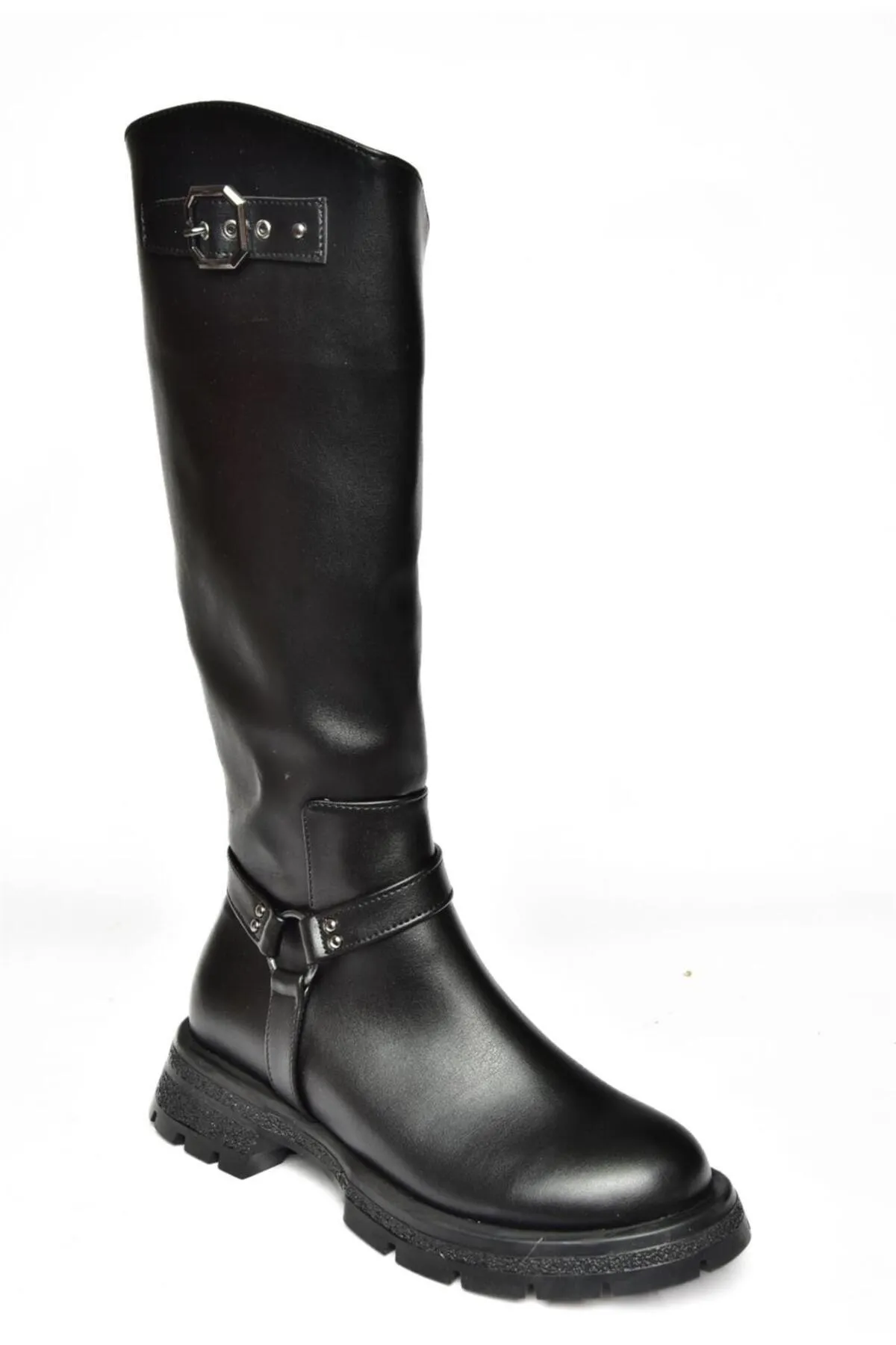 Fox Shoes  R518296309 Schwarze Damenstiefel mit Reißverschluss