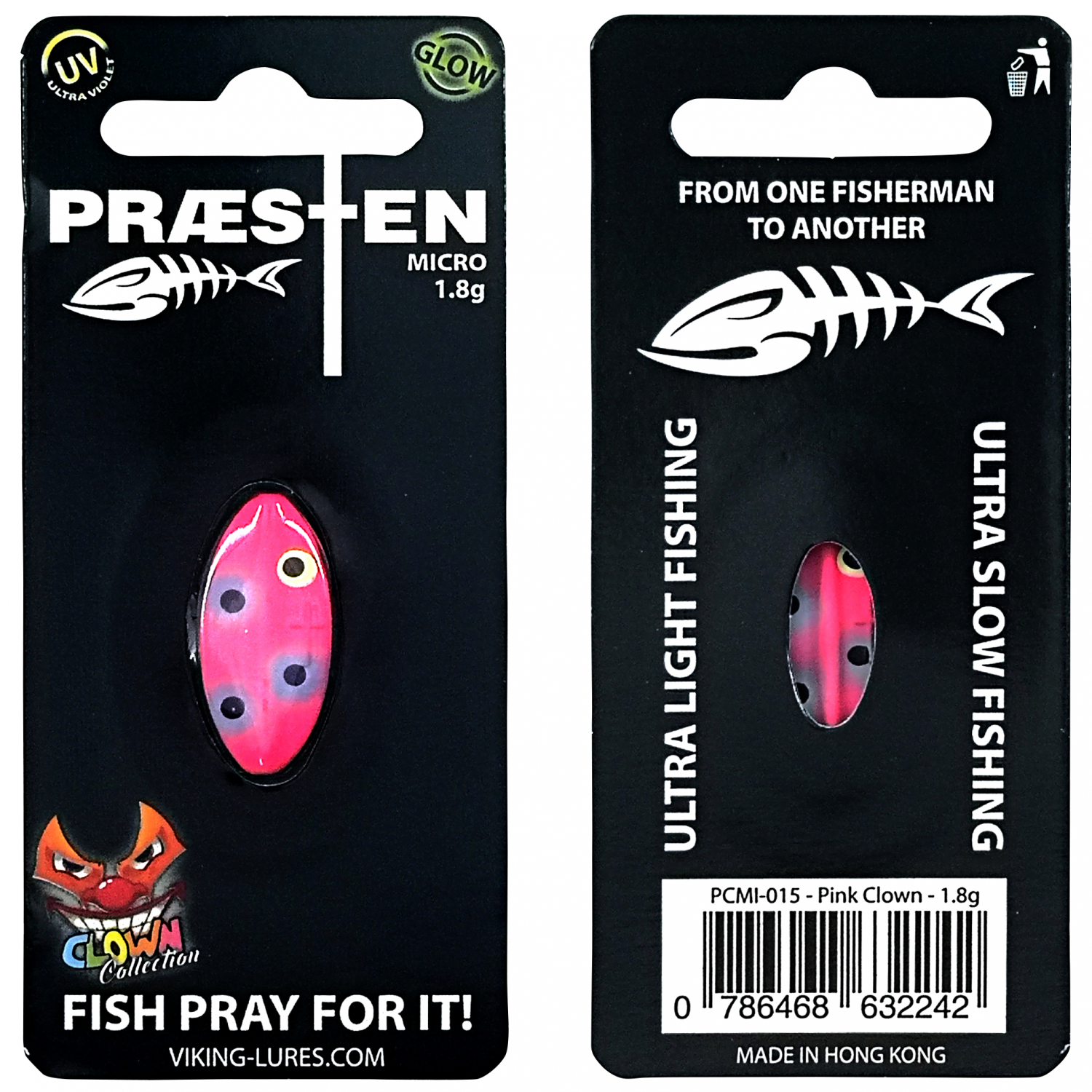 OGP Inlineköder Præsten Micro (Pink Clown)