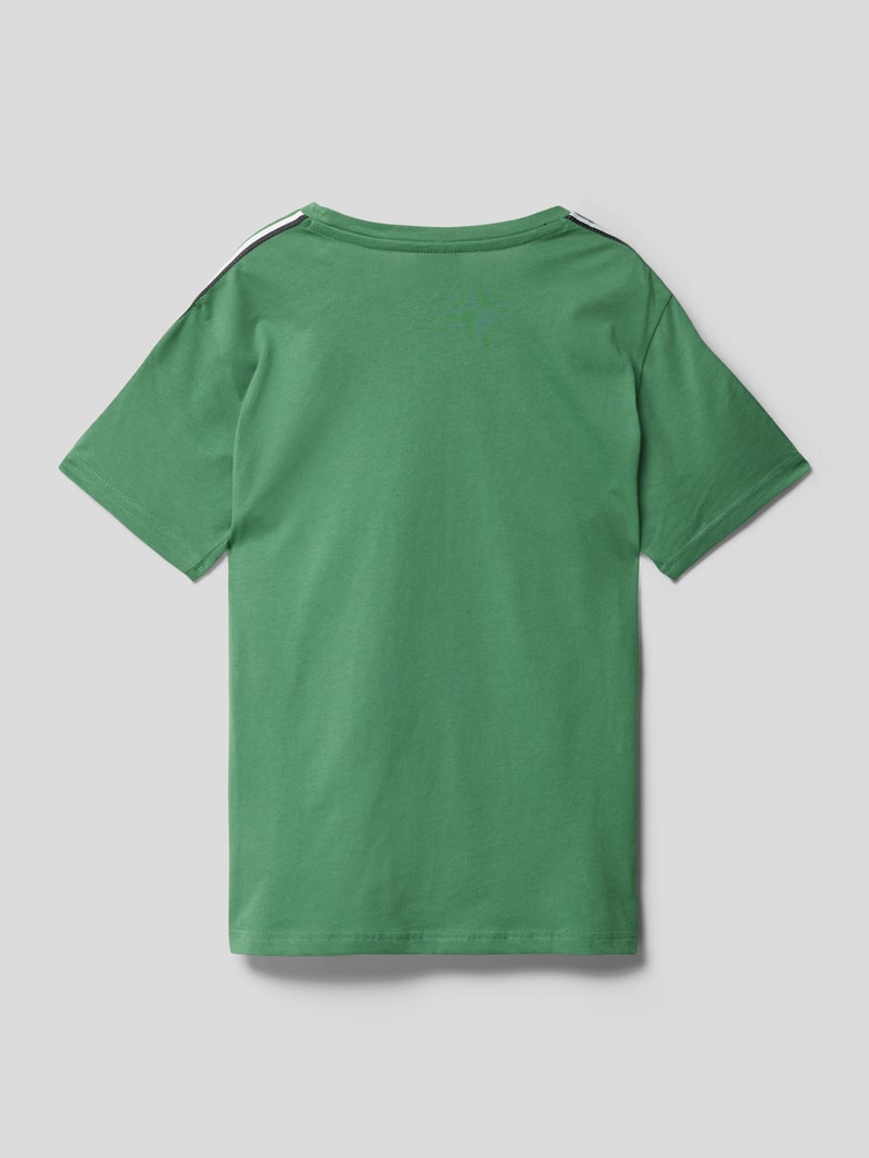T-Shirt mit Logo-Print in grün