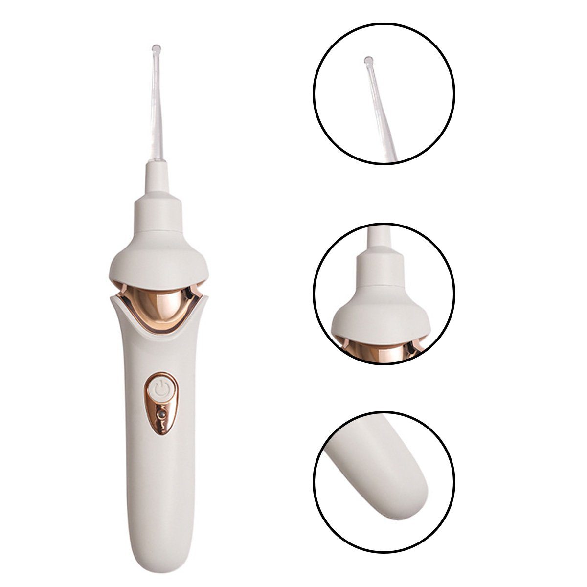 Welikera Ohrenreiniger Earpick,Elektrisches Ohrschaufel-Set,Bass,Vibrationsarm,Saubere Ohren, 1-tlg.