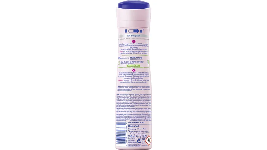NIVEA Deo Spray Pearl & Beauty Anti -Transpirant 150 ml