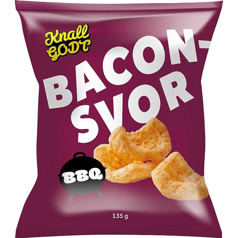 KnallGodt Baconsvor 135 g BBQ Knallgodt