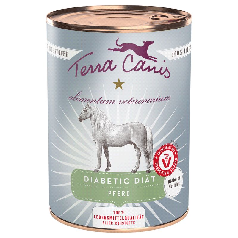 Sparpaket Terra Canis Alimentum Veterinarium Diabetic Diät 12 x 400 g