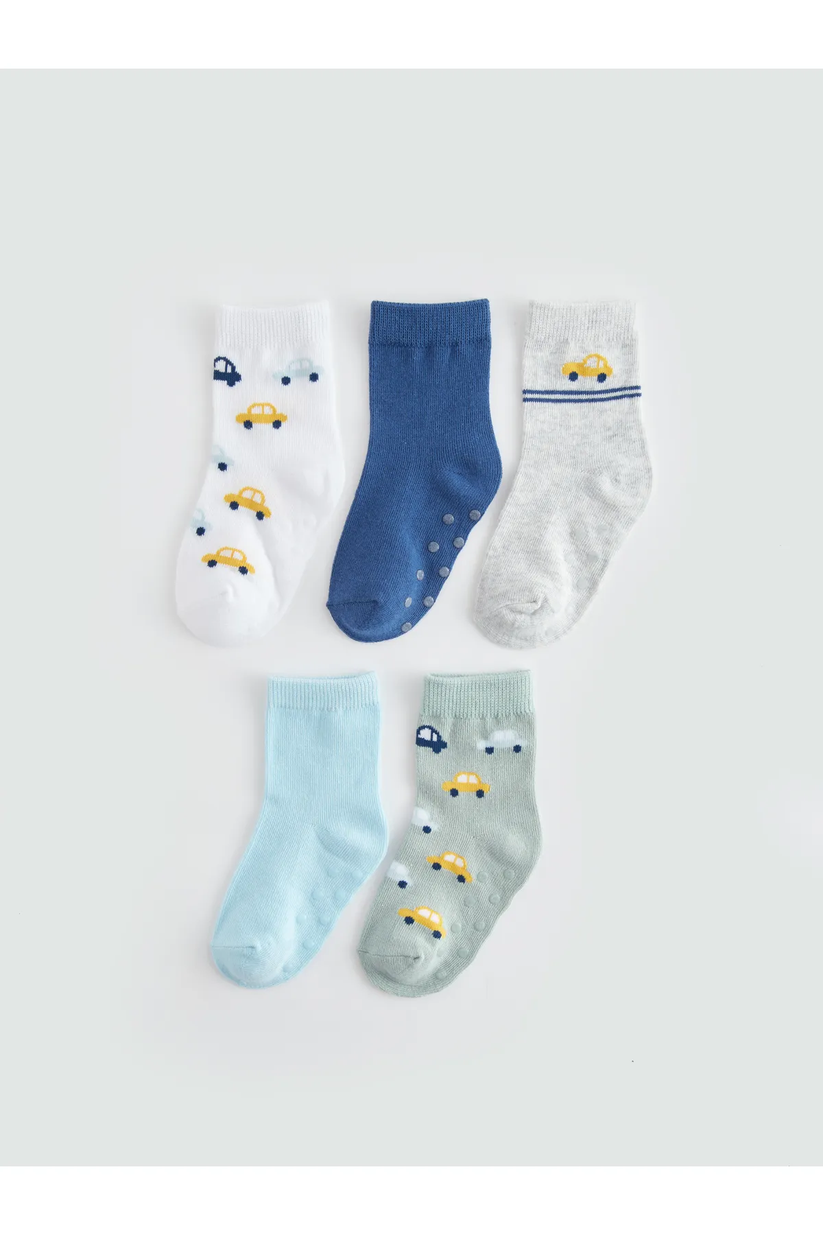 LC Waikiki  Gemusterte Baby-Jungen-Socken im 5er-Pack