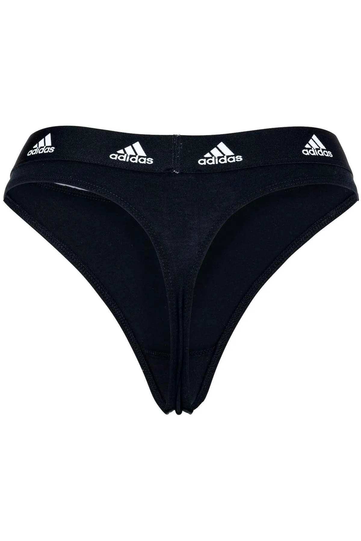 adidas  Damen Strings, 3er Pack - Thong 3PK, Unterwäsche, Cotton Stretch, Logo, uni