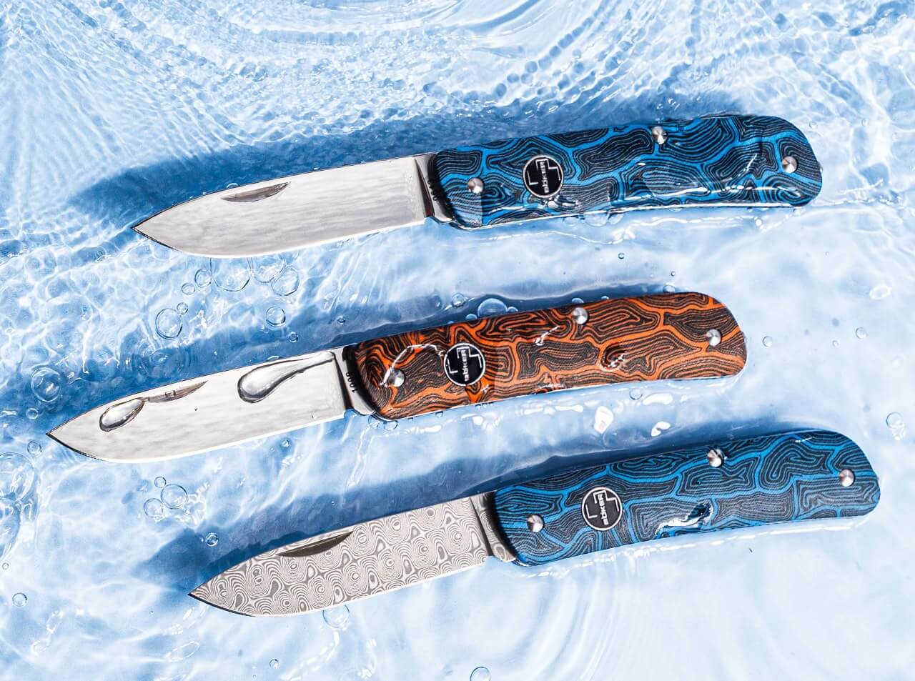 Tech Tool Blue Damast G10