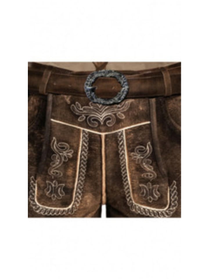 Nübler Trachtenhose für Herren in braun in braun günstig kaufen 128