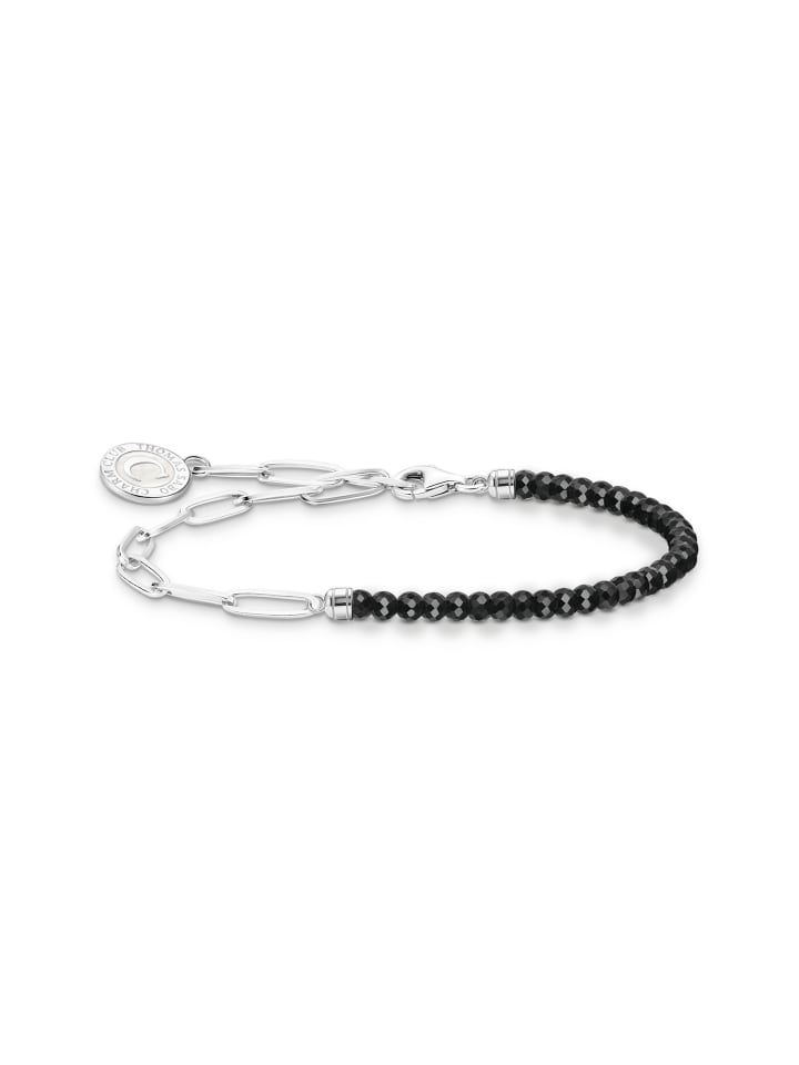 Thomas Sabo Armband in silber, schwarz, weiß günstig kaufen 15 cm
