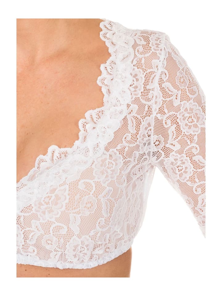 KRÜGER Dirndlbluse 20140 in weiß günstig kaufen