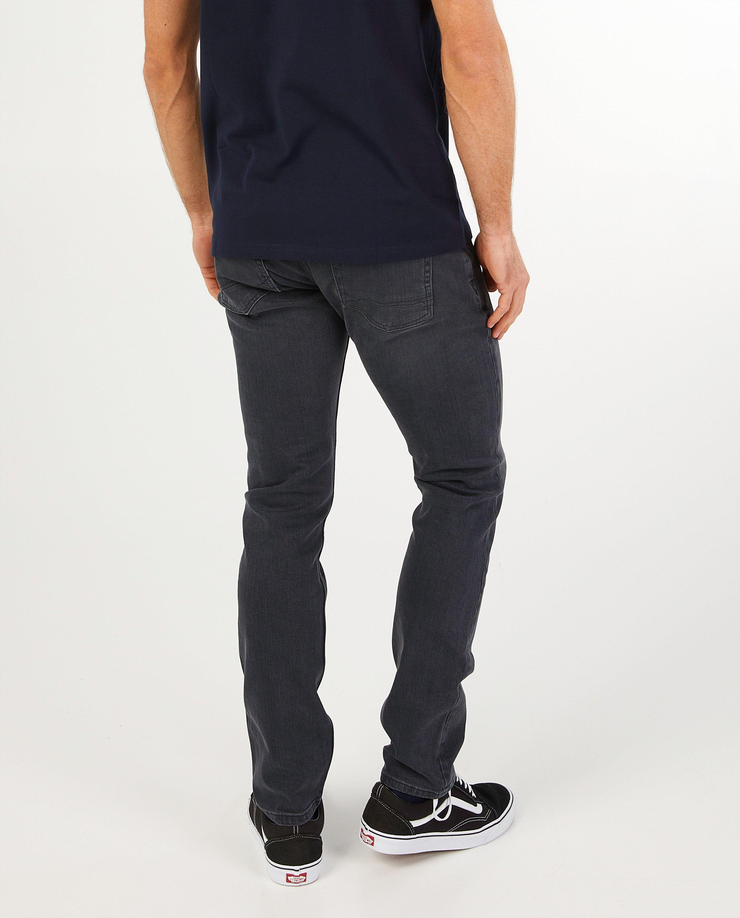 AM denim slim post-consumer I AM gri