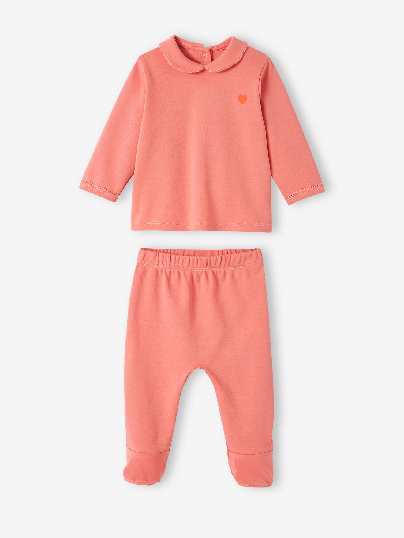Vertbaudet 2er-Pack Baby Strampler Oeko-Tex - wollweiß