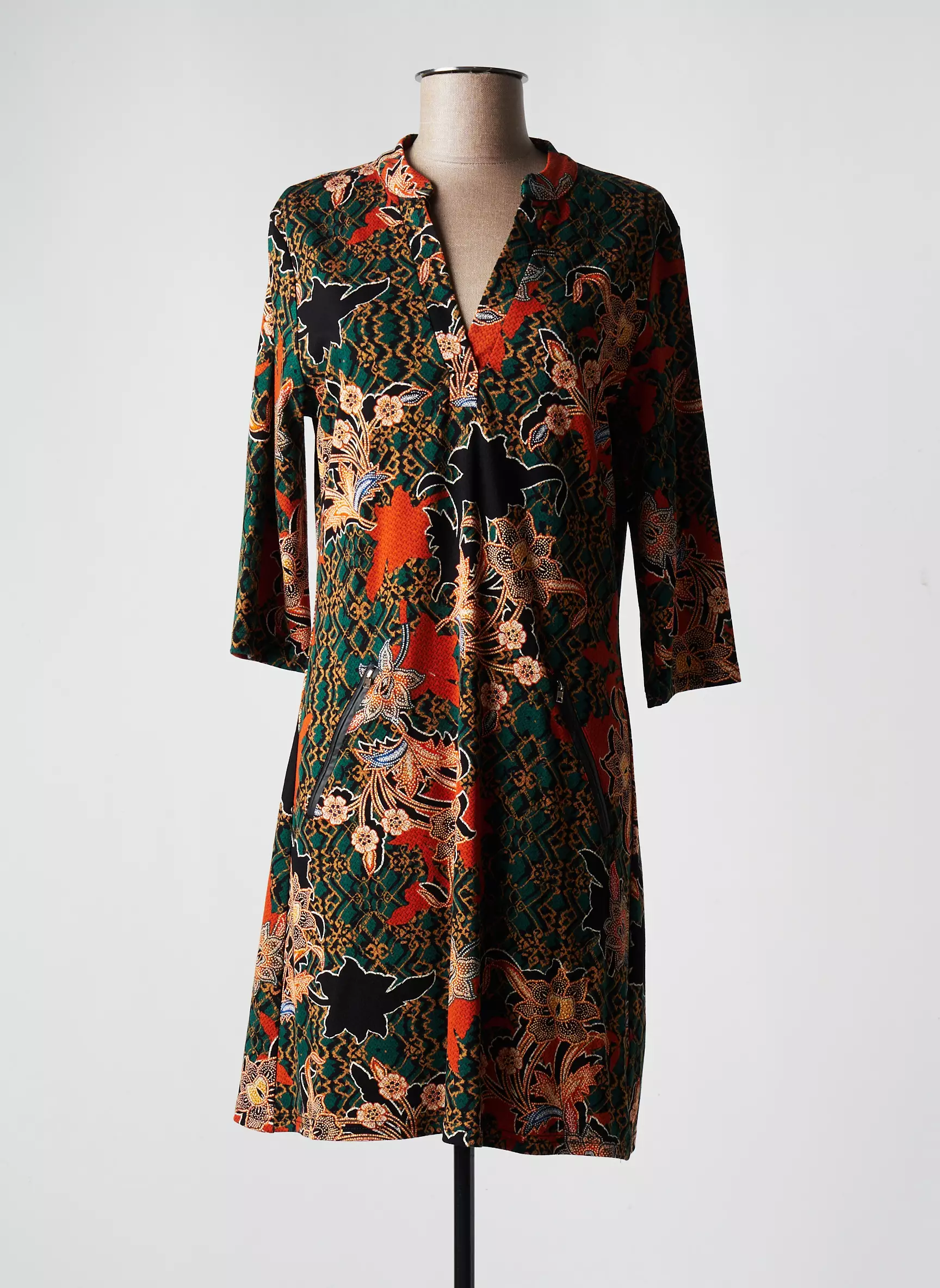 Vegas Robes Mi Longues Femme couleur vert