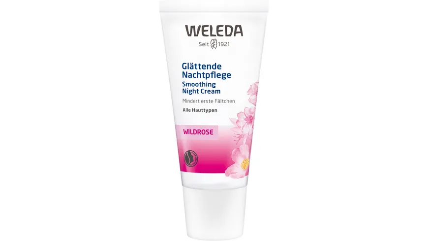 WELEDA WILDROSE Glättende Nachtpflege 30 ml